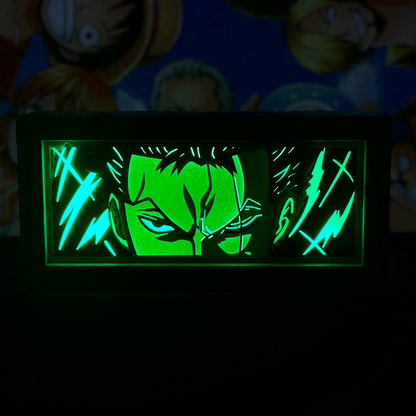Caja de luz de personaje de anime en tendencia