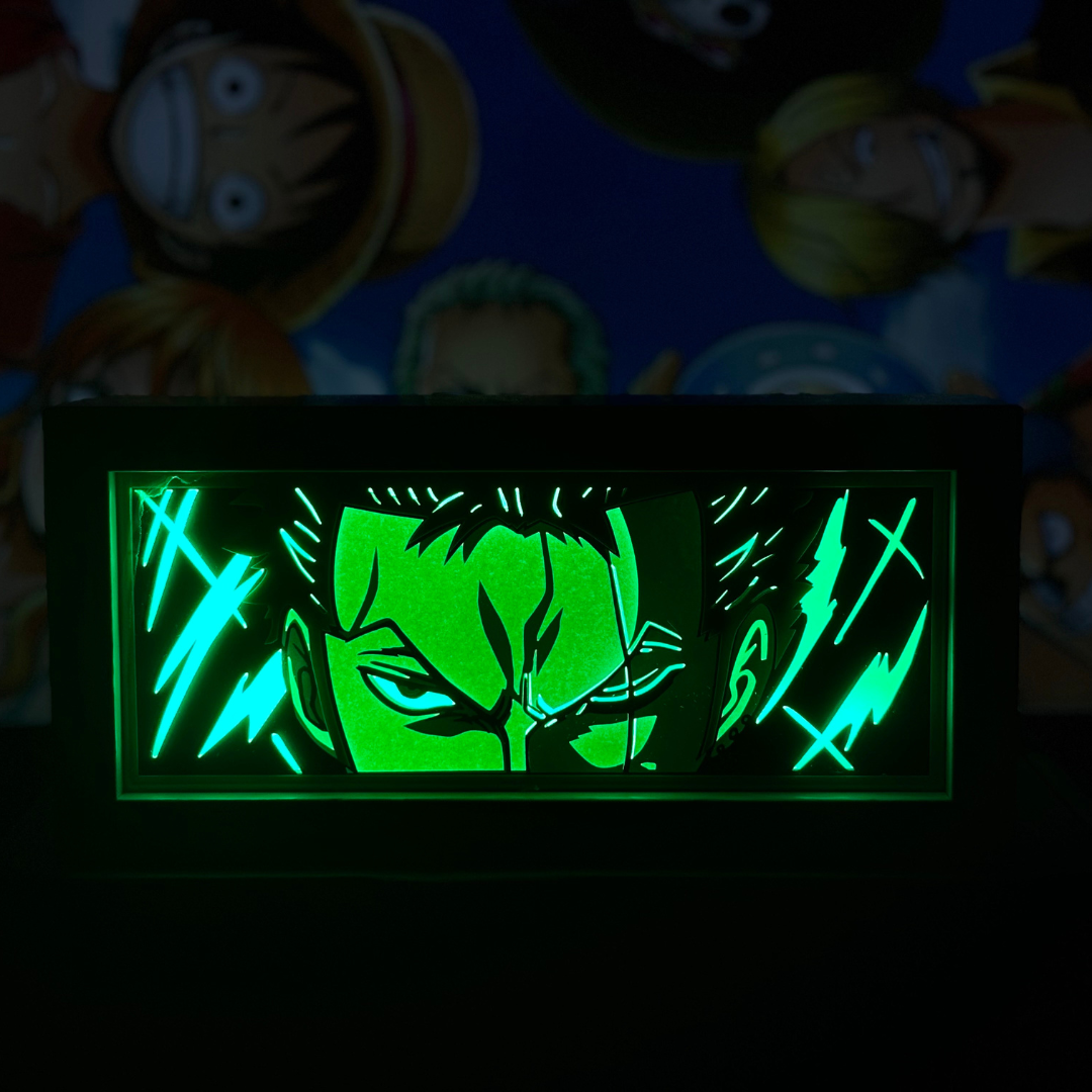 Caja de luz de personaje de anime en tendencia