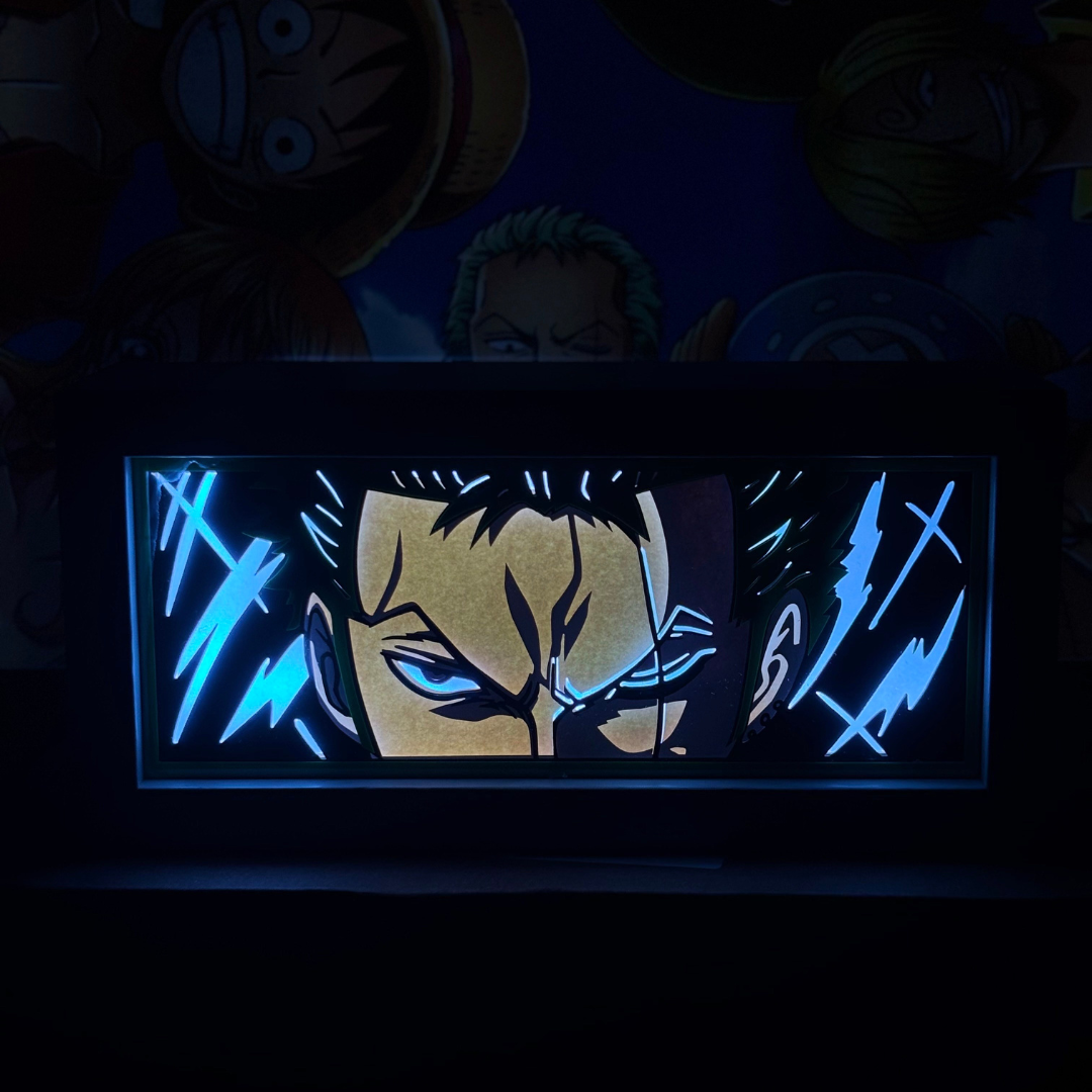 Caja de luz de personaje de anime en tendencia