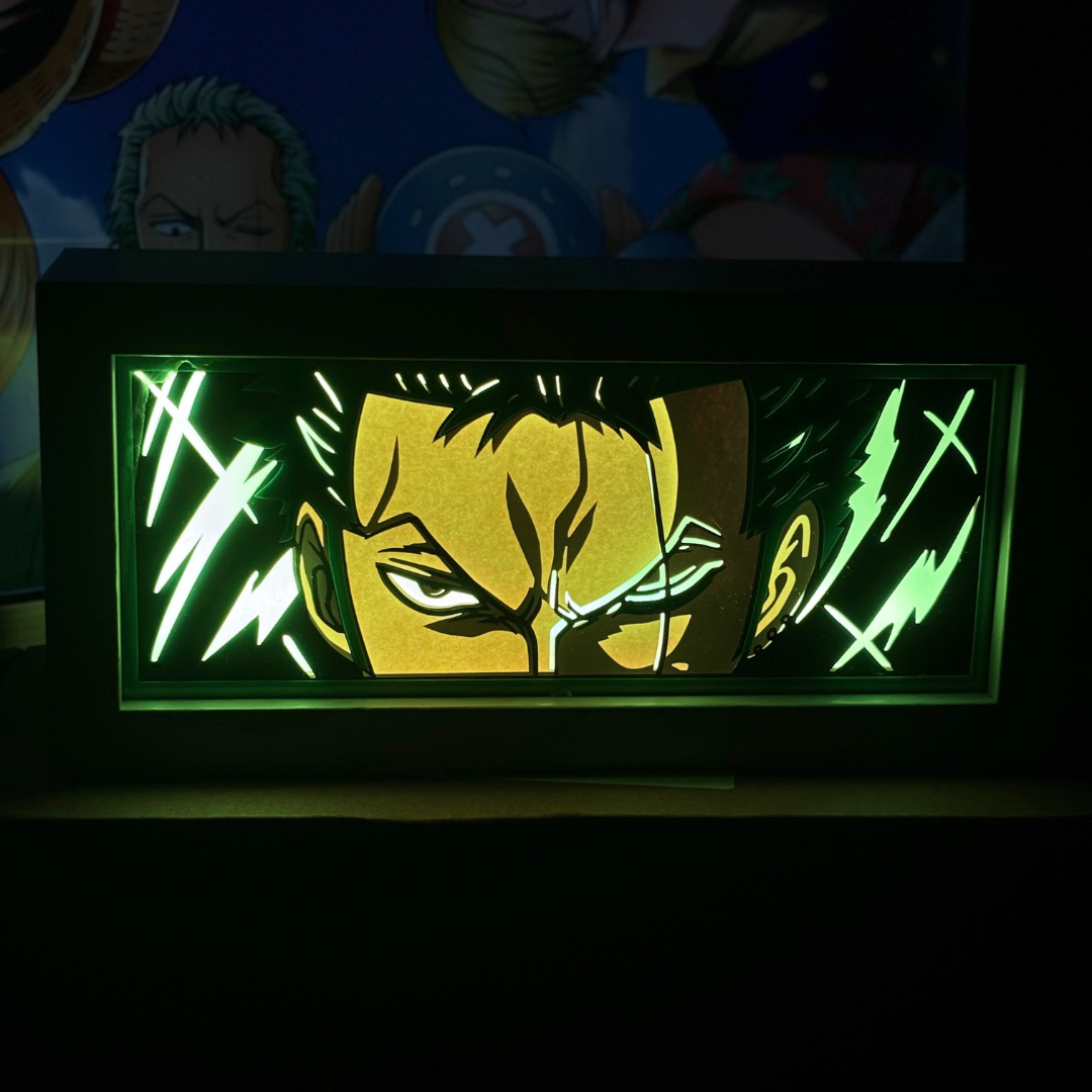 Caja de luz de personaje de anime en tendencia