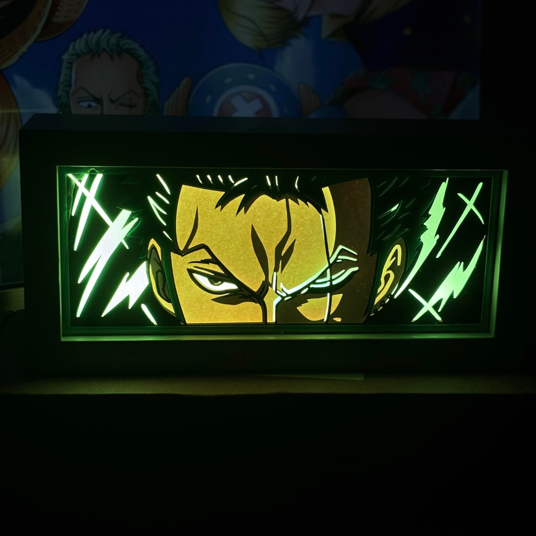 Caja de luz de personaje de anime en tendencia
