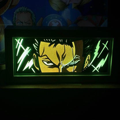 Caja de luz de personaje de anime en tendencia