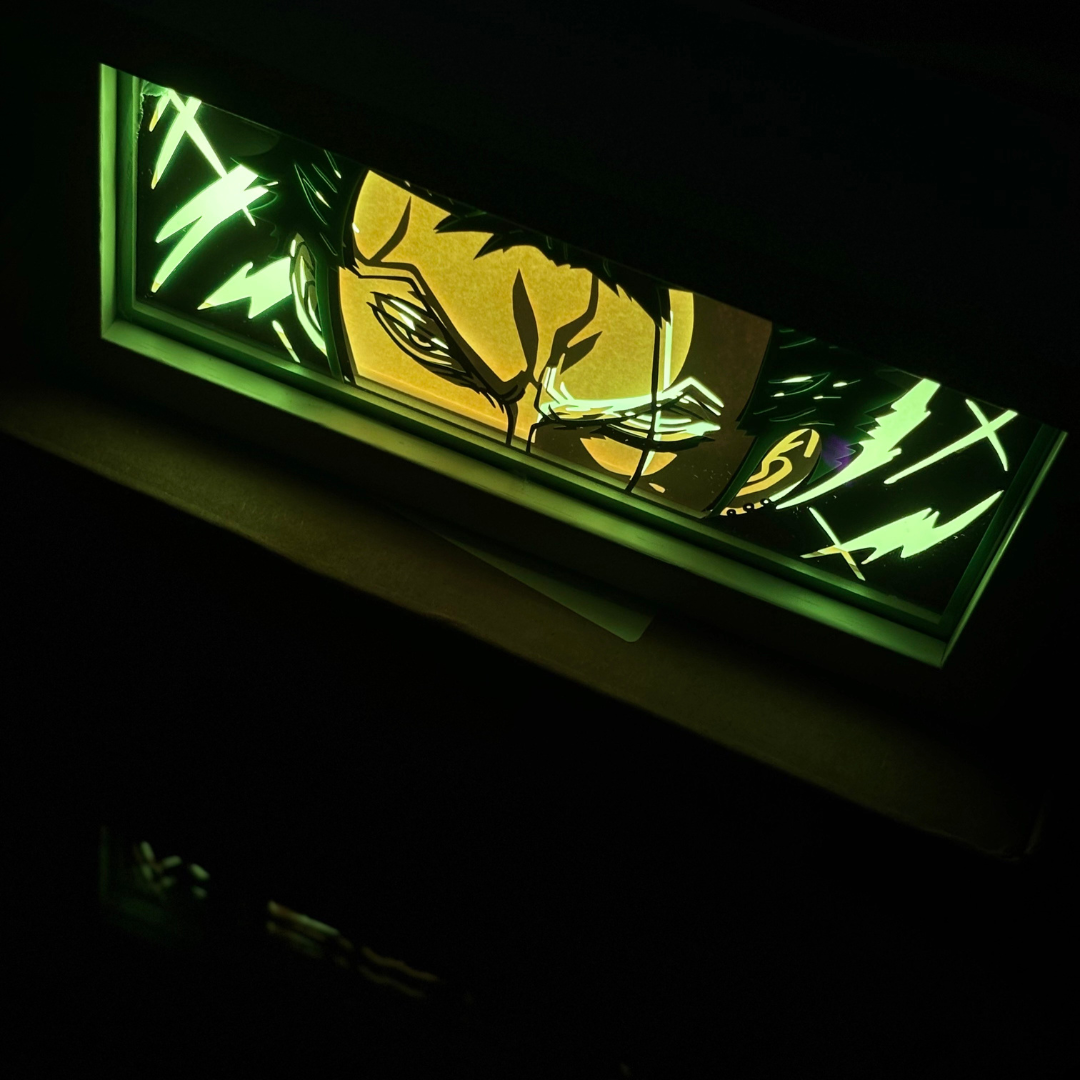 Caja de luz de personaje de anime en tendencia