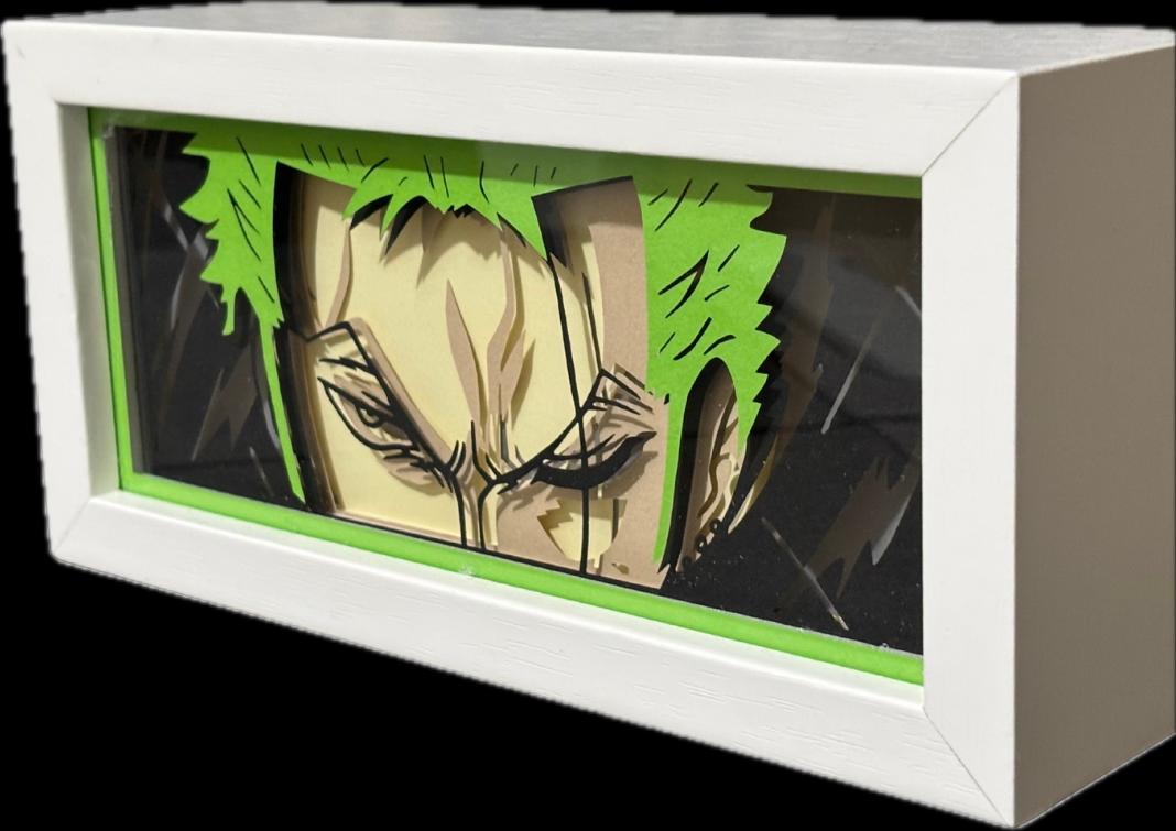 Caja de luz de personaje de anime en tendencia